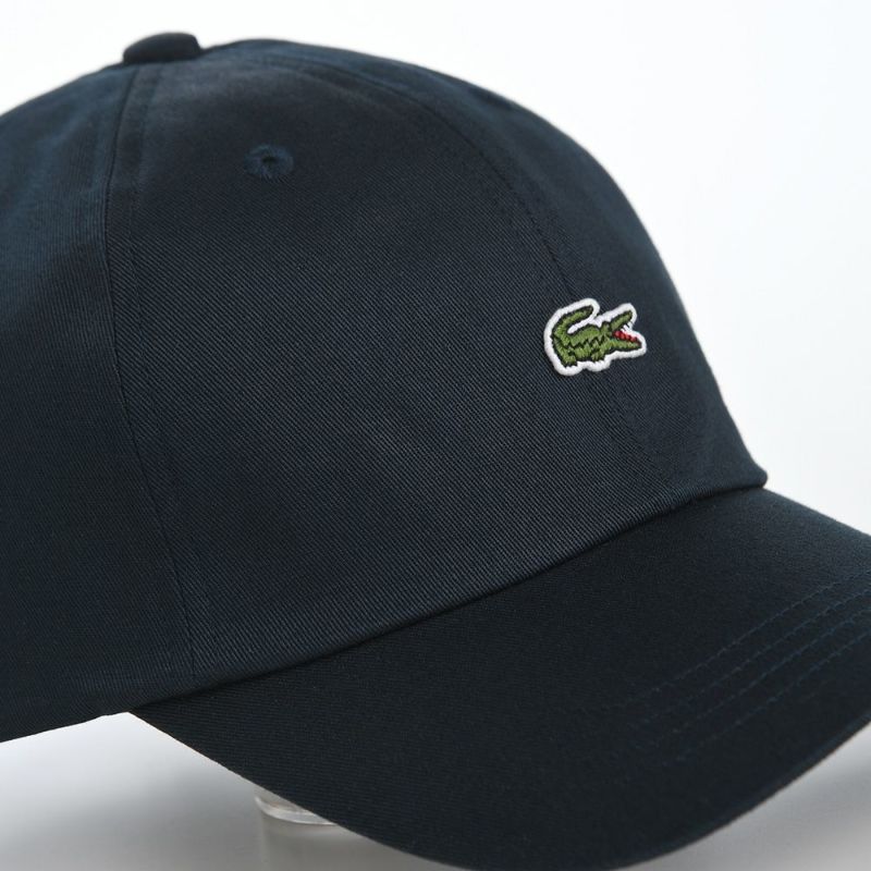 ラコステのキャップ BASIC COTTON CAP（ベーシックコットンキャップ） L1279 ネイビー