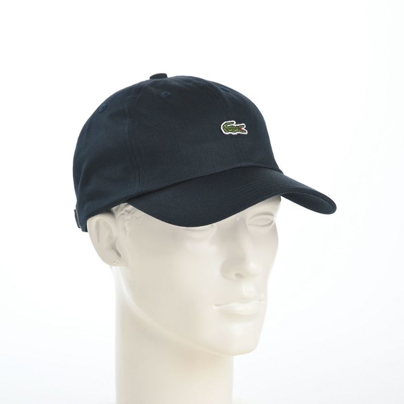 ラコステのキャップ BASIC COTTON CAP（ベーシックコットンキャップ） L1279 ネイビー