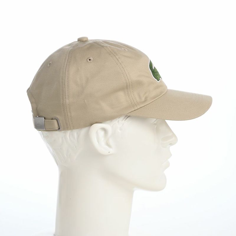 ラコステのキャップ BIG LOGO CAP（ビッグロゴ キャップ） L1280 ベージュ