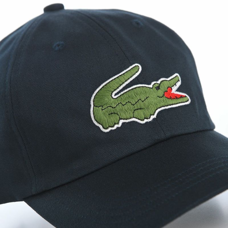 ラコステのキャップ BIG LOGO CAP（ビッグロゴ キャップ） L1280 ネイビー