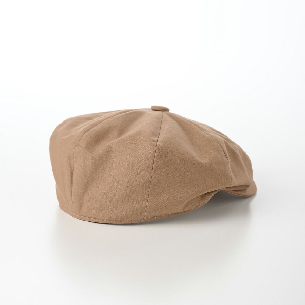 クリスティーズ ロンドンのキャスケット Linen Blend Baker Boy（リネンブレンド ベーカーボーイ） マッシュルーム