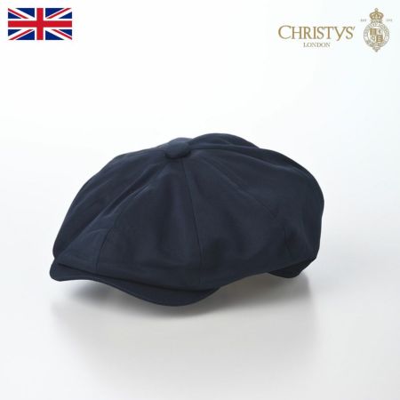 クリスティーズ ロンドンのキャスケット 8 Piece Cotton Cap（8ピース コットンキャップ） ネイビー