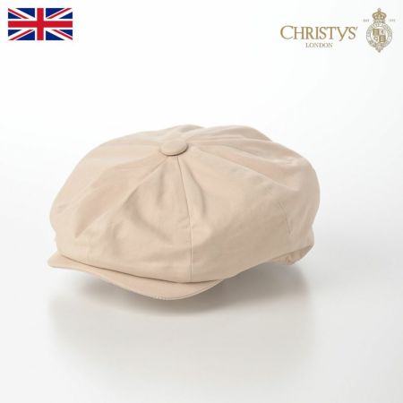 クリスティーズ ロンドンのキャスケット 8 Piece Cotton Cap（8ピース コットンキャップ） ストーン
