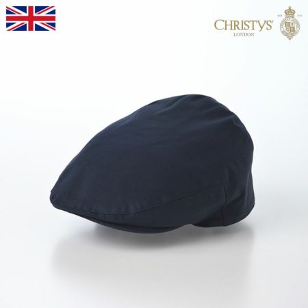 クリスティーズ ロンドンのハンチング Balmoral Cotton Cap（バルモラル コットンキャップ） ネイビー