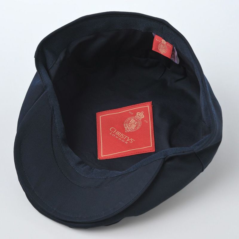 クリスティーズ ロンドンのハンチング Balmoral Cotton Cap（バルモラル コットンキャップ） ネイビー