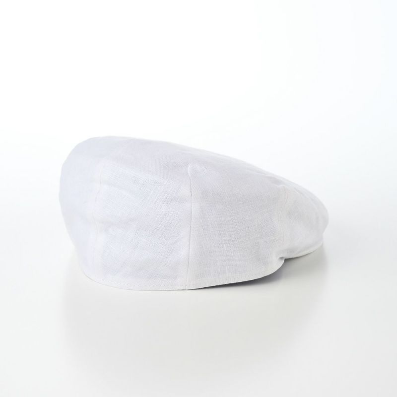 フェイルスワースのハンチング Irish Linen Cap（アイリッシュ リネン キャップ） ホワイト