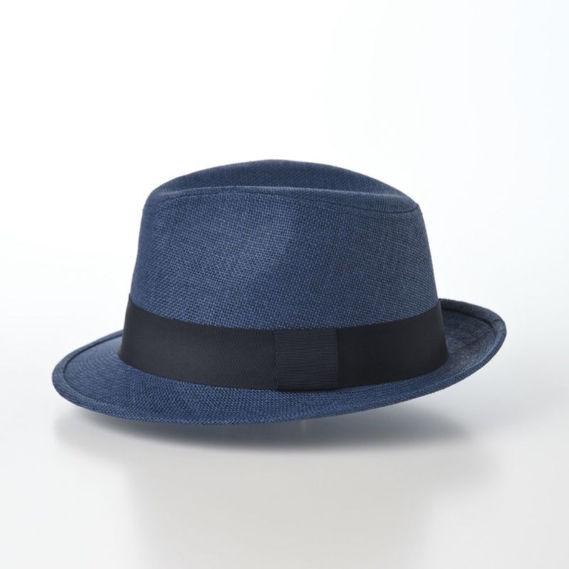 フェイルスワースの布帛ソフトハット Paperstraw Trilby（ペーパーストロー トリルビー） ネイビー