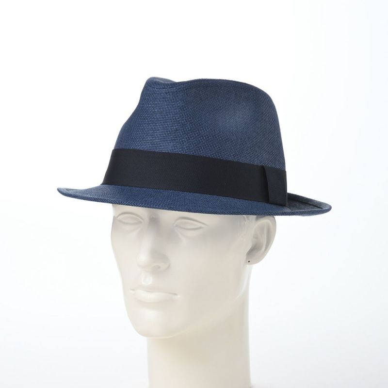 フェイルスワースの布帛ソフトハット Paperstraw Trilby（ペーパーストロー トリルビー） ネイビー