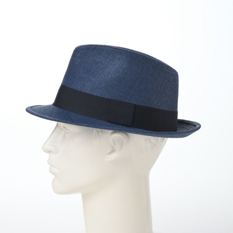 フェイルスワースの布帛ソフトハット Paperstraw Trilby（ペーパーストロー トリルビー） ネイビー