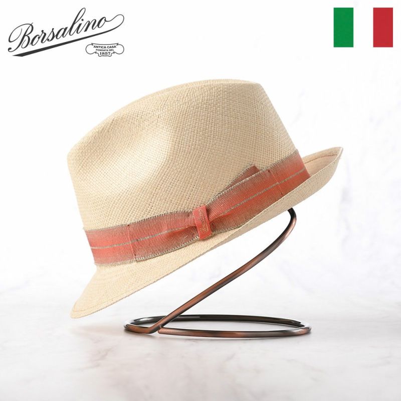 ブリム幅6cm【新品未使用】Borsalino ボルサリーノ パナマキート パナマハット 60