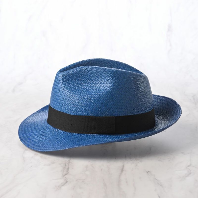 エロイ ベルナールのパナマハット PALETA NEU（パレッタ ノイ） ブルー