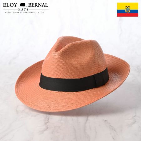 エロイベルナールのパナマハット PALETA NEU（パレッタ ノイ） オレンジ