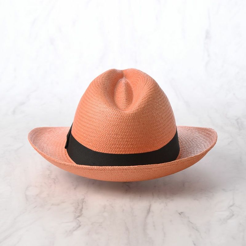 エロイ ベルナールのパナマハット PALETA NEU（パレッタ ノイ） オレンジ