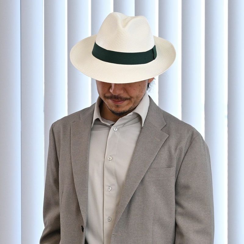 エロイ ベルナールのパナマハット ALIANZA NEU（アリアンサ ノイ） グリーン