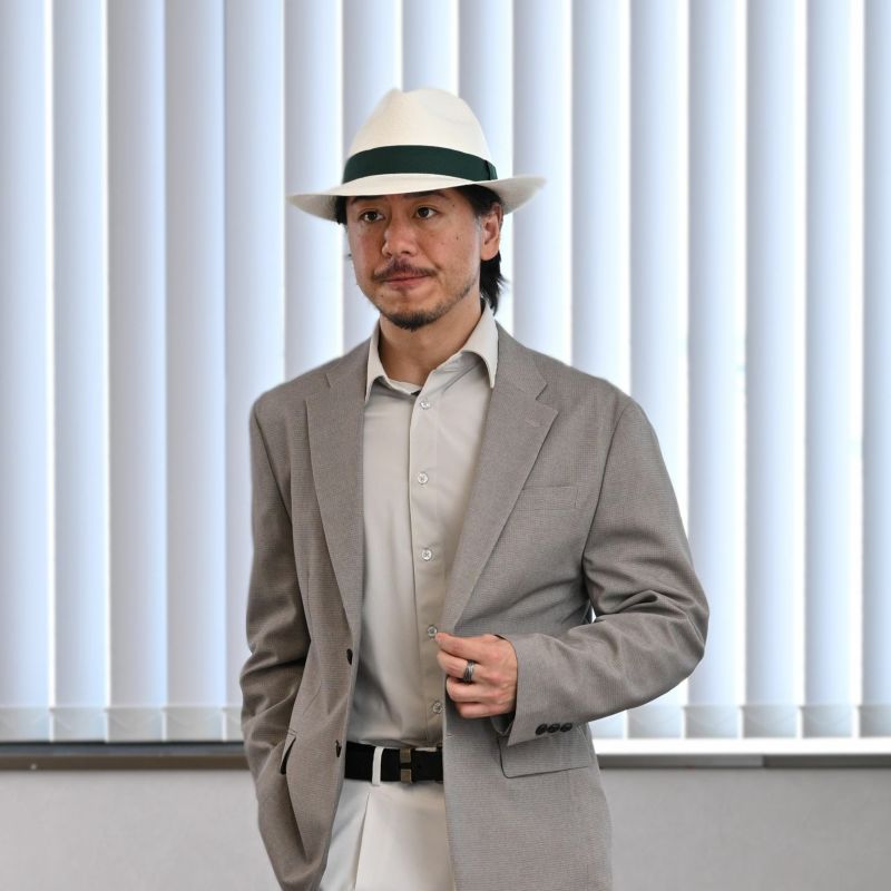 エロイ ベルナールのパナマハット ALIANZA NEU（アリアンサ ノイ） グリーン