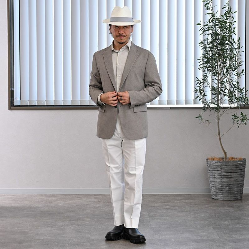 エロイ ベルナールのパナマハット ALIANZA NEU（アリアンサ ノイ） グレー