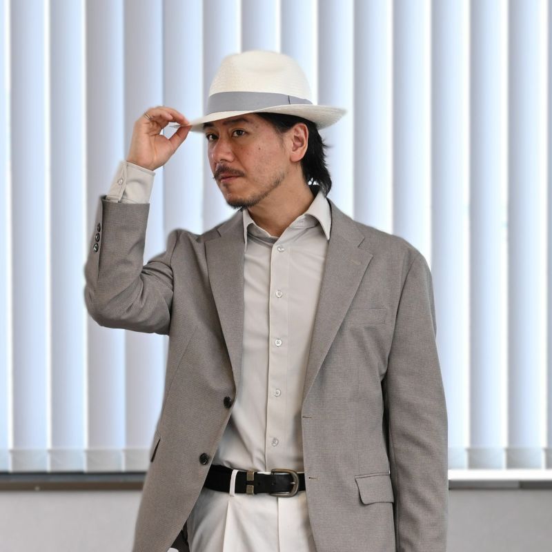 エロイ ベルナールのパナマハット ALIANZA NEU（アリアンサ ノイ） グレー