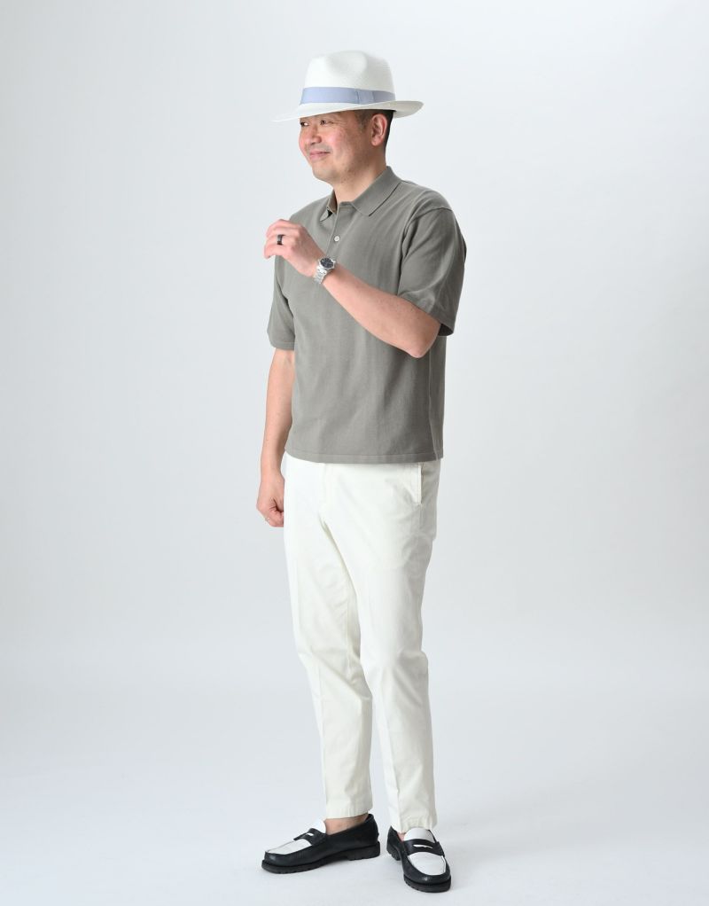 エロイ ベルナールのパナマハット ALIANZA NEU（アリアンサ ノイ） グレー