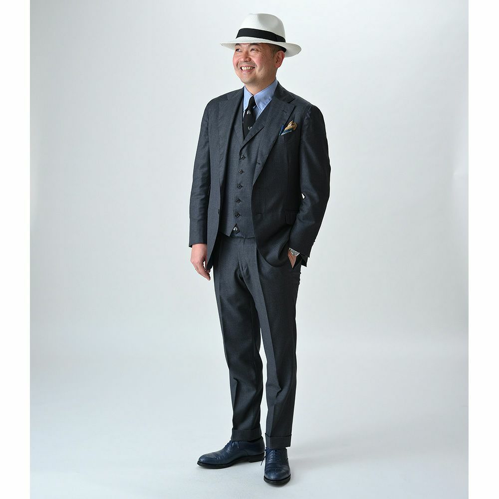 エロイ ベルナールのパナマハット Standard Panama Hat（スタンダード パナマハット） ホワイト