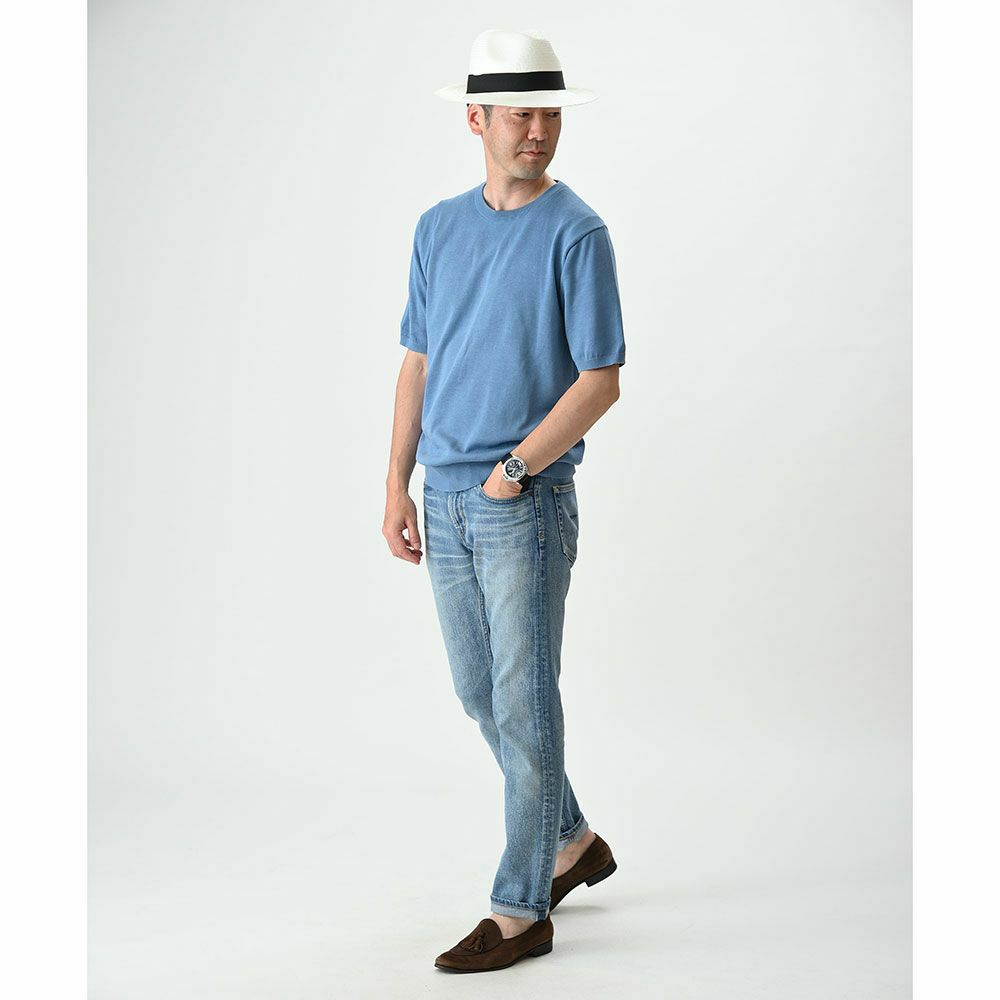 エロイ ベルナールのパナマハット Standard Panama Hat（スタンダード パナマハット） ホワイト