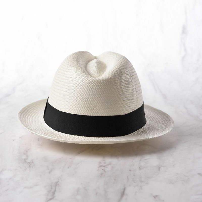 エロイ ベルナールのパナマハット Flat Panama Hat（フラット パナマハット） ホワイト