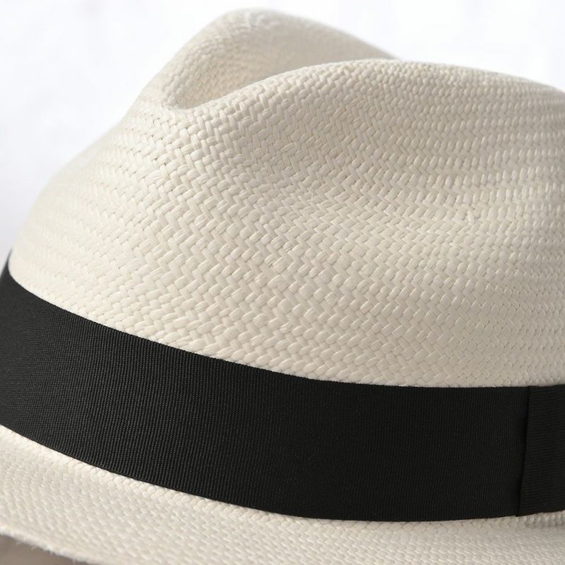 エロイ ベルナールのパナマハット Flat Panama Hat（フラット パナマハット） ホワイト