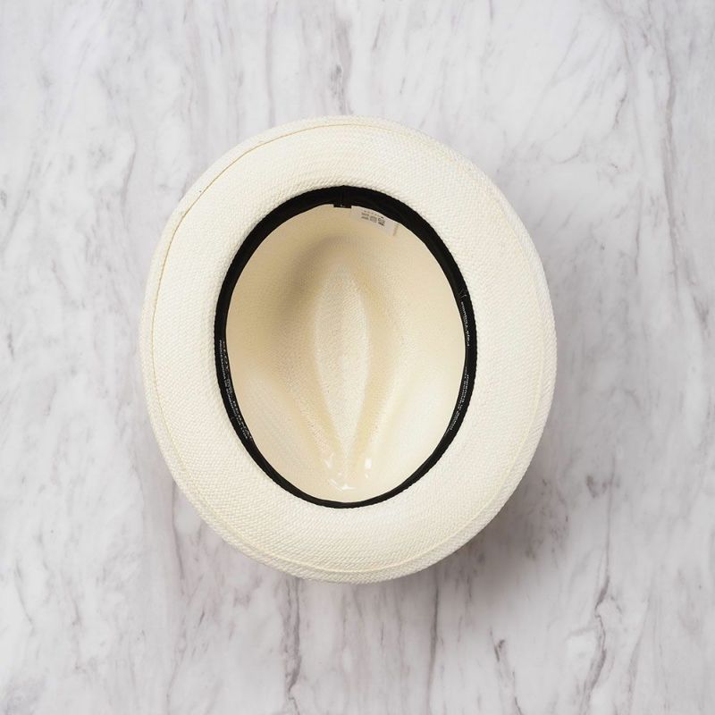 エロイ ベルナールのパナマハット Flat Panama Hat（フラット パナマハット） ホワイト