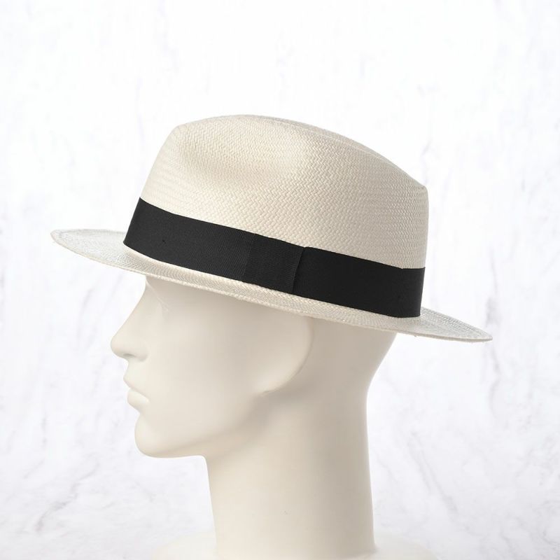 エロイ ベルナールのパナマハット Flat Panama Hat（フラット パナマハット） ホワイト