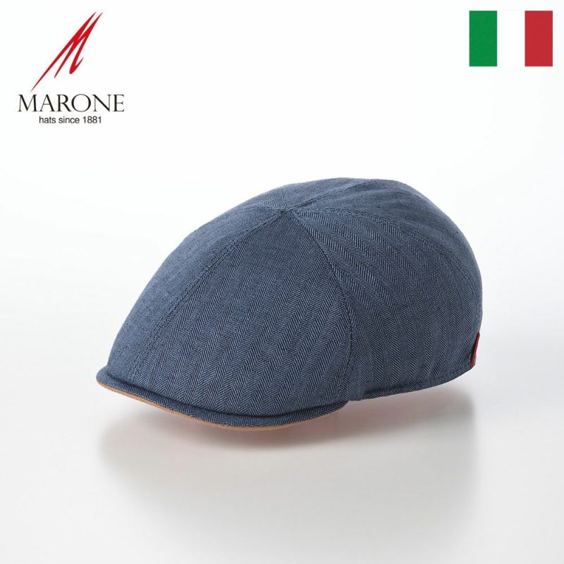 マローネのハンチング Acero Linen（アチェロ リネン） CT804 ブルー