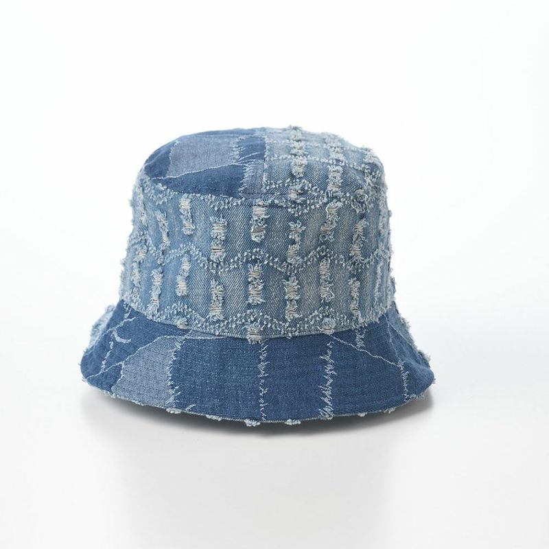 カンゴールのバケットハット DENIM MASHUP BUCKET（デニム マッシュアップ バケット） ブルー