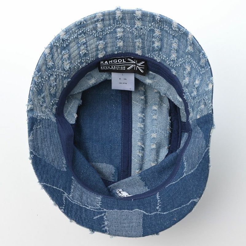 カンゴールのバケットハット DENIM MASHUP BUCKET（デニム マッシュアップ バケット） ブルー