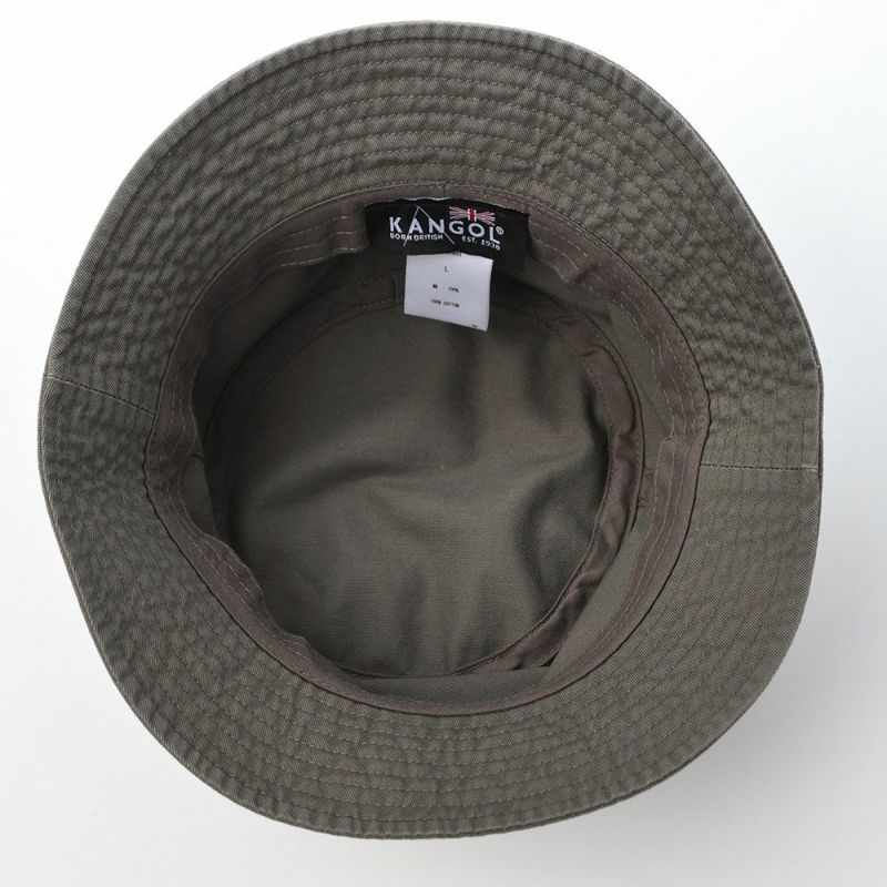 カンゴールのバケットハット WASHED BUCKET（ウォッシュド バケット） スモッグ