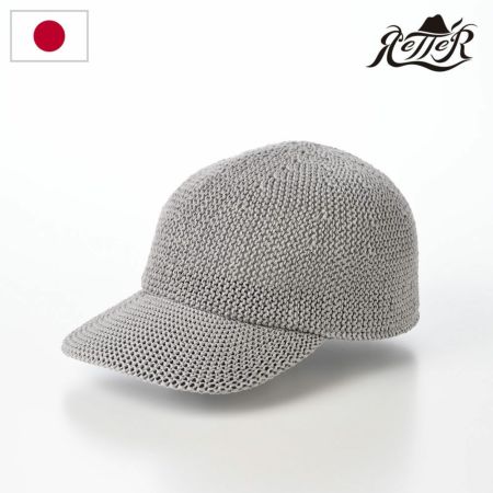 レッターのニットキャップ Sharly Cotton Cap（シャーリー コットン キャップ） グレー