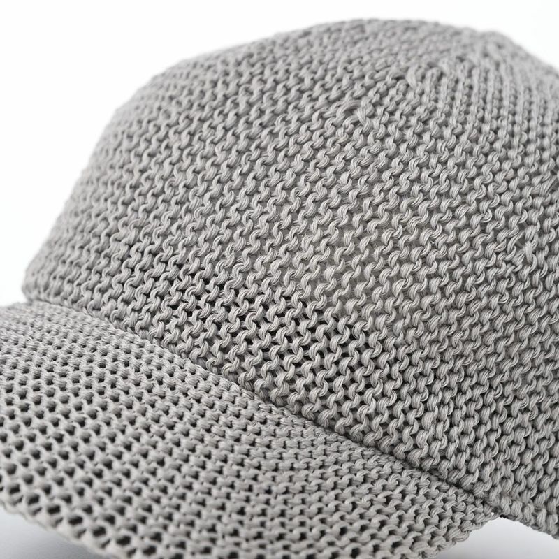 レッターのニットキャップ Sharly Cotton Cap（シャーリー コットン キャップ） グレー