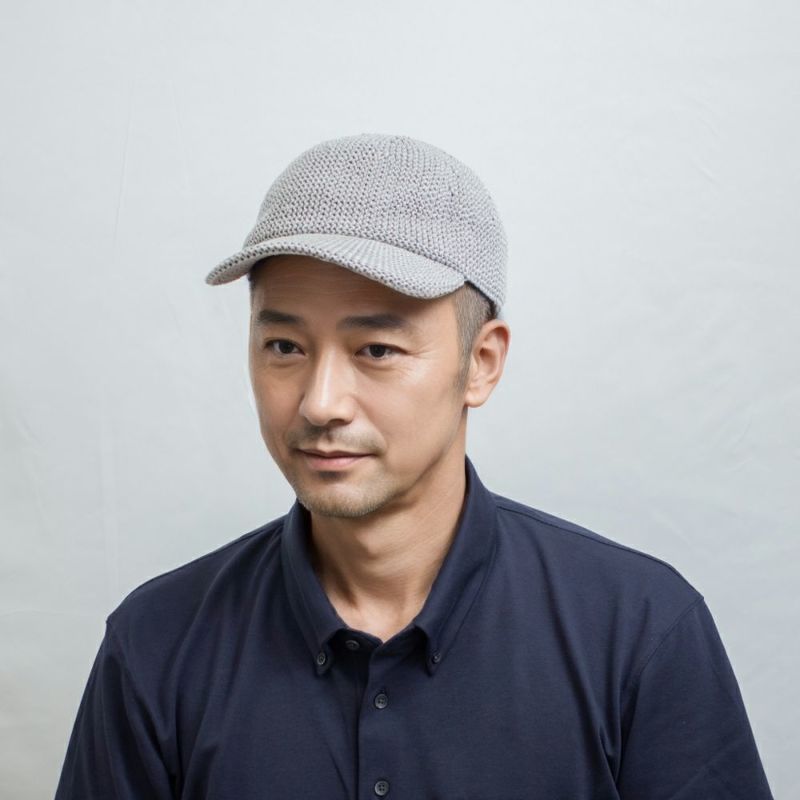 レッターのニットキャップ Sharly Cotton Cap（シャーリー コットン キャップ） グレー