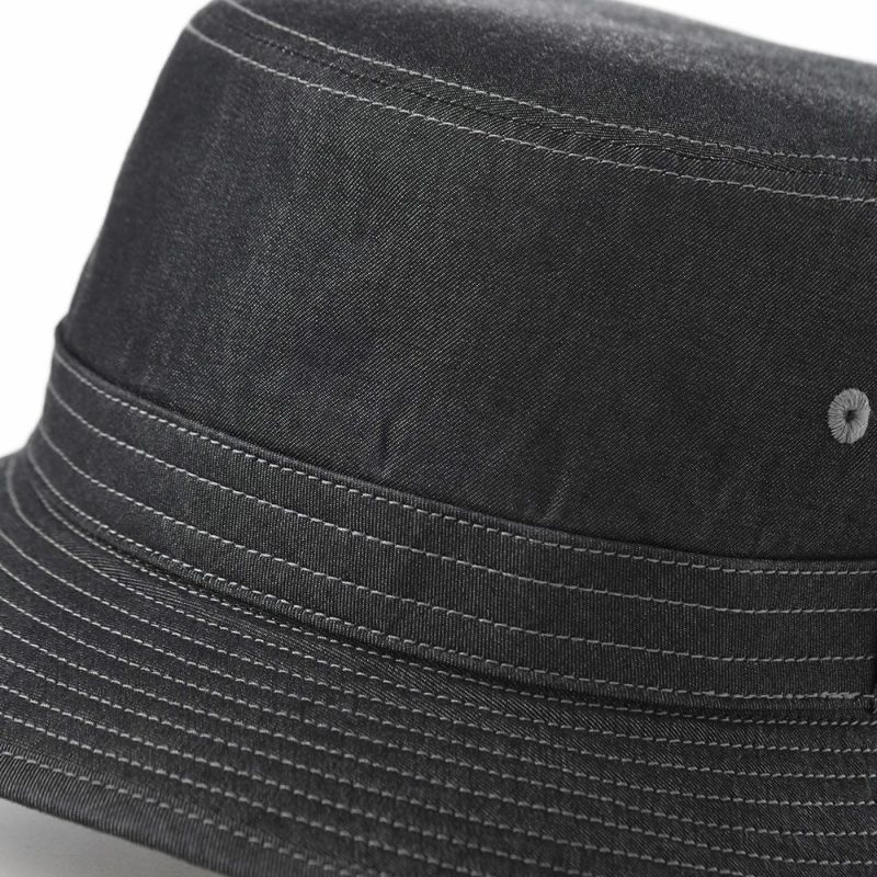 ダックスのバケットハット Bucket Hat Denim（バケットハット デニム） D1804 ブラック