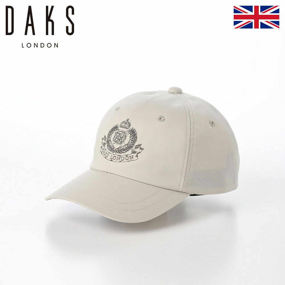 ダックスのキャップ Logo Cap Coat Cloth（ロゴキャップ コートクロス） D1818 グレー