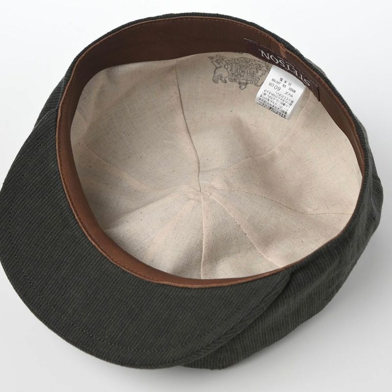 ステットソンのキャスケット LINEN CASQUETTE（リネン キャスケット） SE762 カーキ