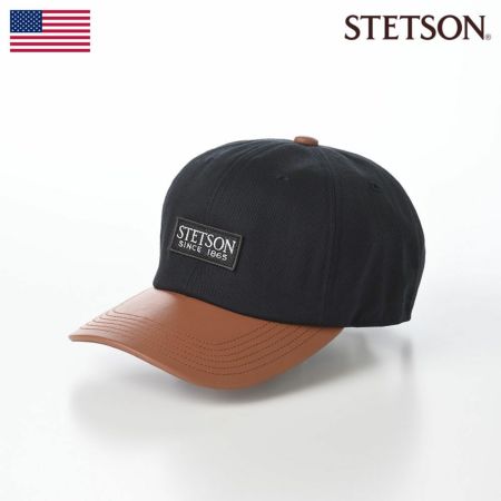 ステットソンのキャップ COMBINATION CAP（コンビネーション キャップ） SE765 ブラック