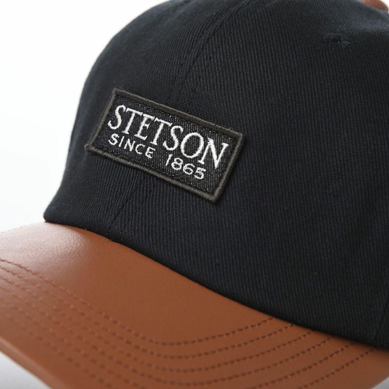 ステットソンのキャップ COMBINATION CAP（コンビネーション キャップ） SE765 ブラック