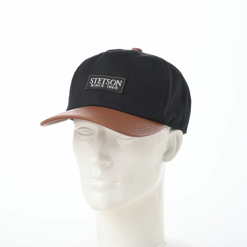 ステットソンのキャップ COMBINATION CAP（コンビネーション キャップ） SE765 ブラック