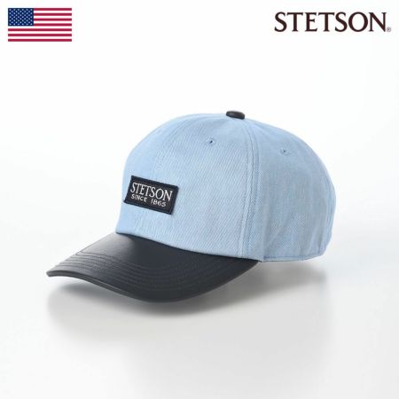ステットソンのキャップ COMBINATION CAP（コンビネーション キャップ） SE765 ブルー
