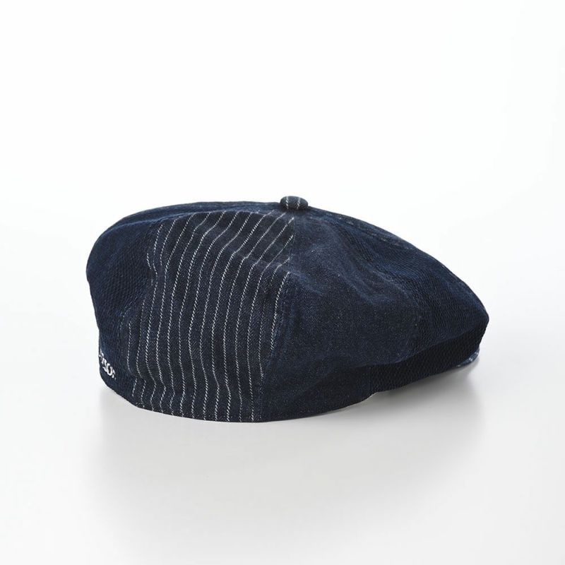 ステットソンのキャスケット PATCHWORK DENIM CASQUETTE（パッチワークデニム キャスケット） SE767 ネイビー