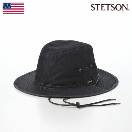 ステットソンのアウトドアハット COOL MAX DENIM HAT（クールマックス デニムハット） SE768 ブラック