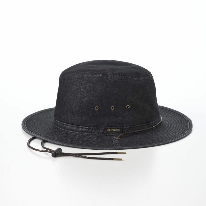 ステットソンのアウトドアハット COOL MAX DENIM HAT（クールマックス デニムハット） SE768 ブラック