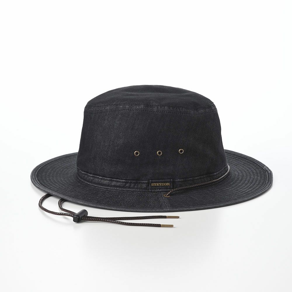ステットソンのアウトドアハット COOL MAX DENIM HAT（クールマックス デニムハット） SE768 ブラック
