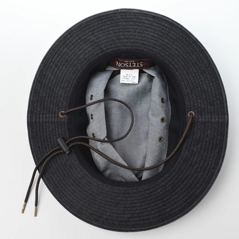 ステットソンのアウトドアハット COOL MAX DENIM HAT（クールマックス デニムハット） SE768 ブラック