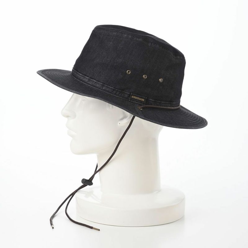 ステットソンのアウトドアハット COOL MAX DENIM HAT（クールマックス デニムハット） SE768 ブラック