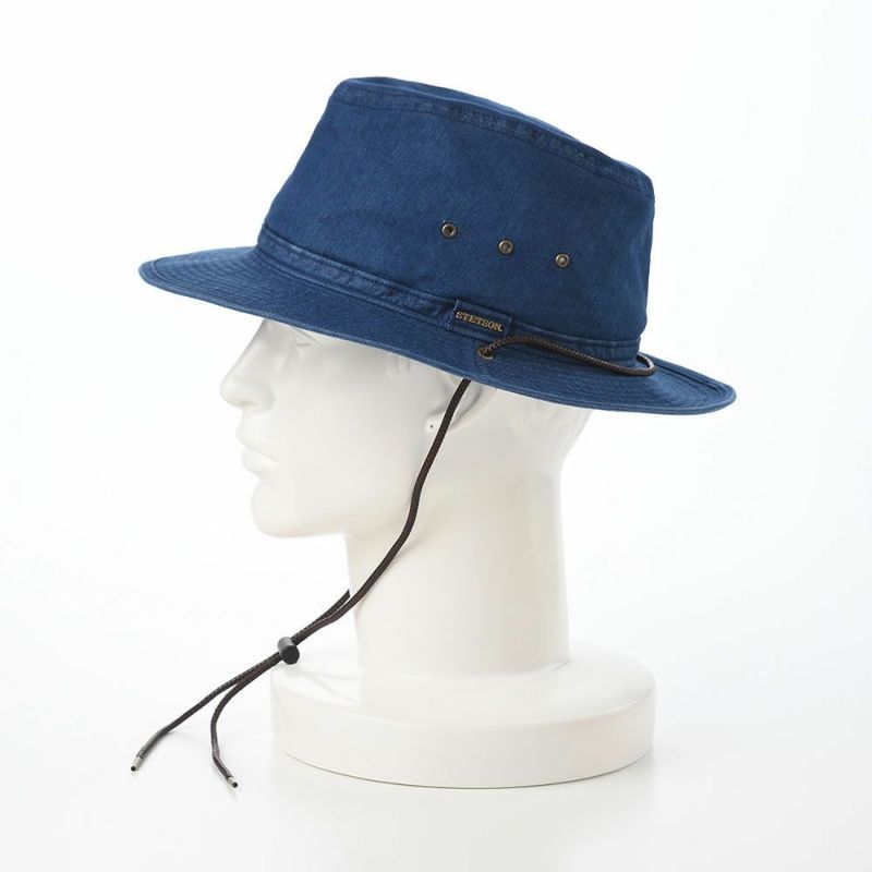 ステットソンのアウトドアハット COOL MAX DENIM HAT（クールマックス デニムハット） SE768 ブルー