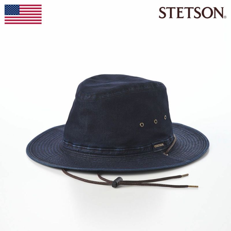 ステットソンのアウトドアハット COOL MAX DENIM HAT（クールマックス デニムハット） SE768 ネイビー